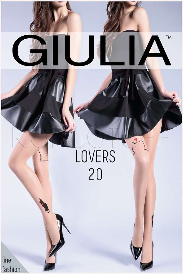 Колготки жіночі з візерунком GIULIA Lovers 20 model 9